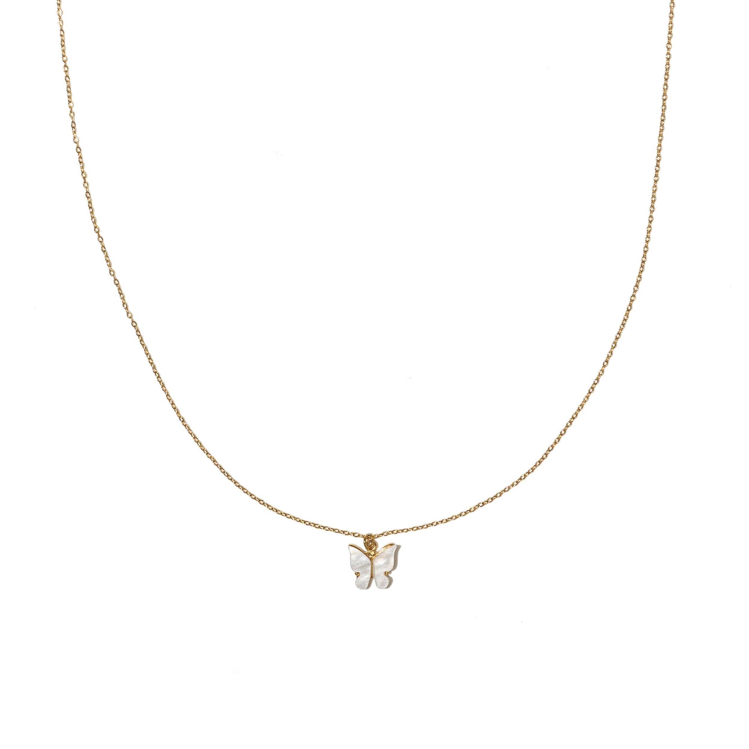 Brenda Grands Jewelry – wholesale Pendant/charm necklace – Waterproof Butterfly Pendant Necklace2