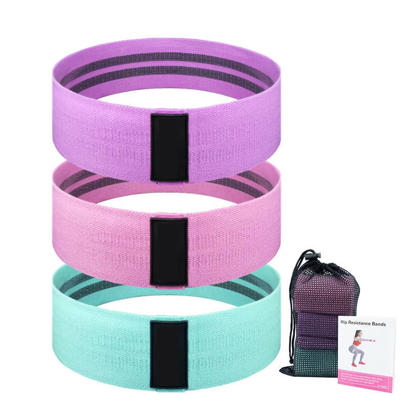 Active by Anna-Kaci – wholesale Fitness equipment – Woven Resistance Band Set0