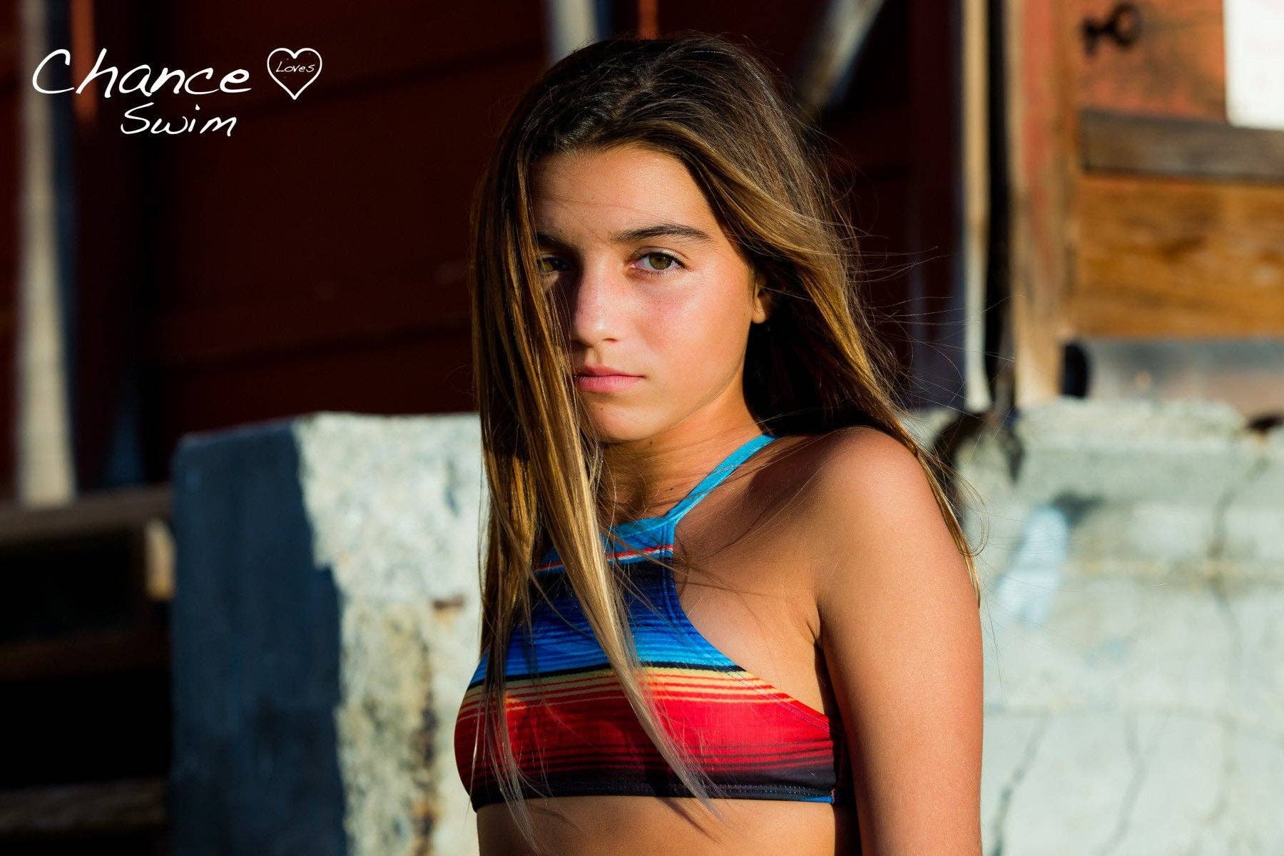 Chance Loves - Wholesale Two Piece Swimsuit - Kids - Girls Tween | TWO-PIECE | Striped Swimsuit | Halter Style10