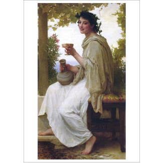 Bacchante, 1894 for engroshandel hos Retrospect Greeting Cards