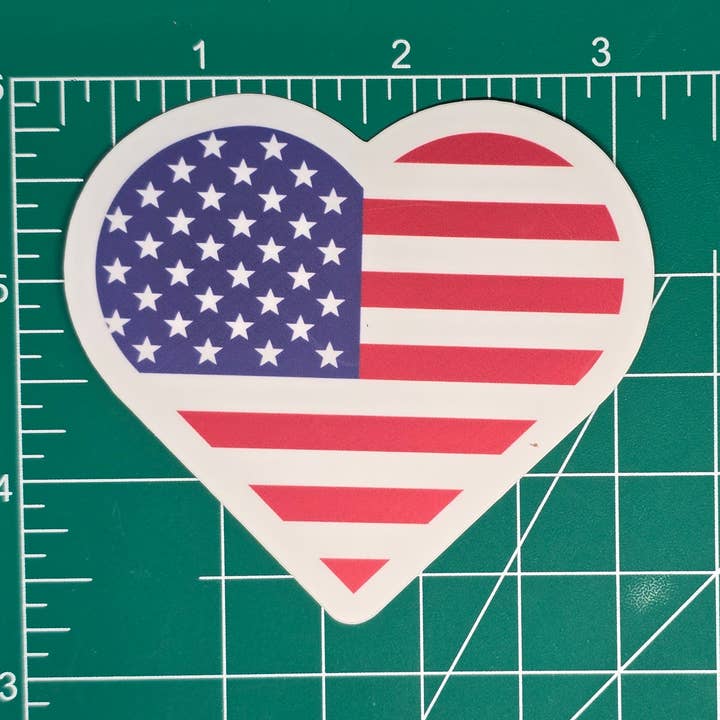 American Flag Heart for wholesale by Campfire Creations