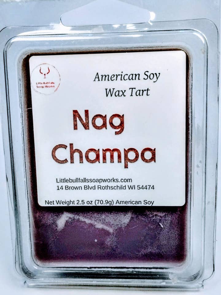 Nag Champa - Cera di soia per la vendita all'ingrosso da parte di Little Bull Falls Soap Works