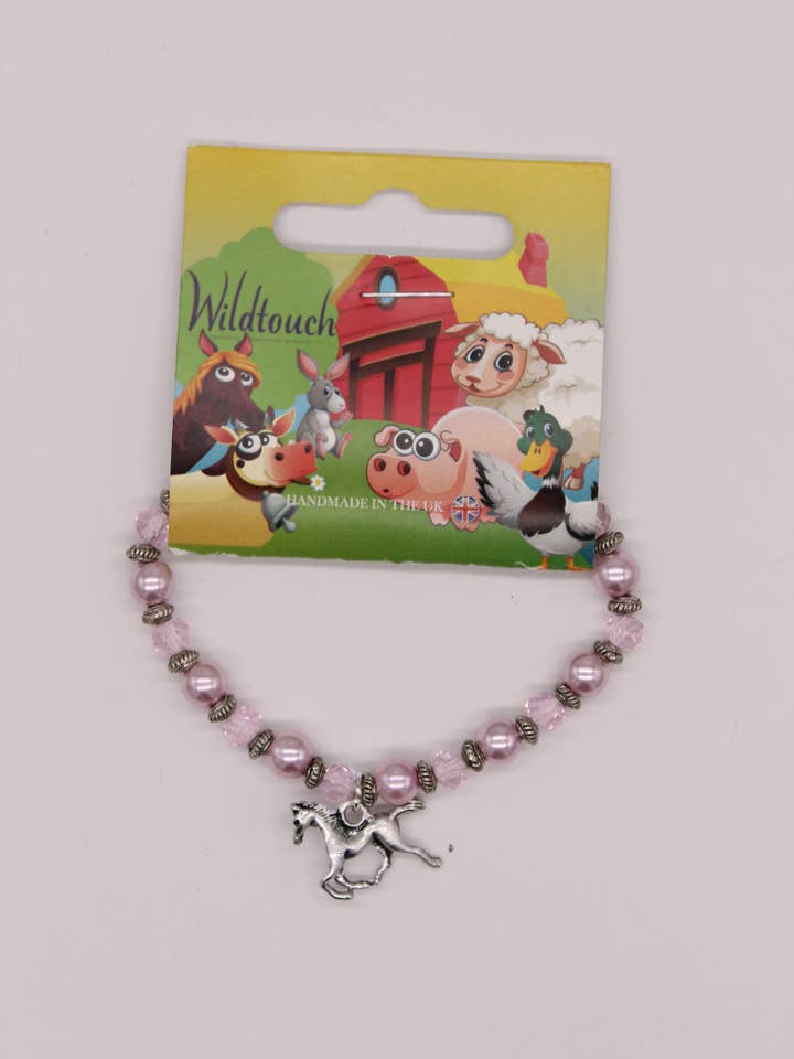 Farm Beaded Bracelet with A Tibetan Charm for wholesale by Wildtouch