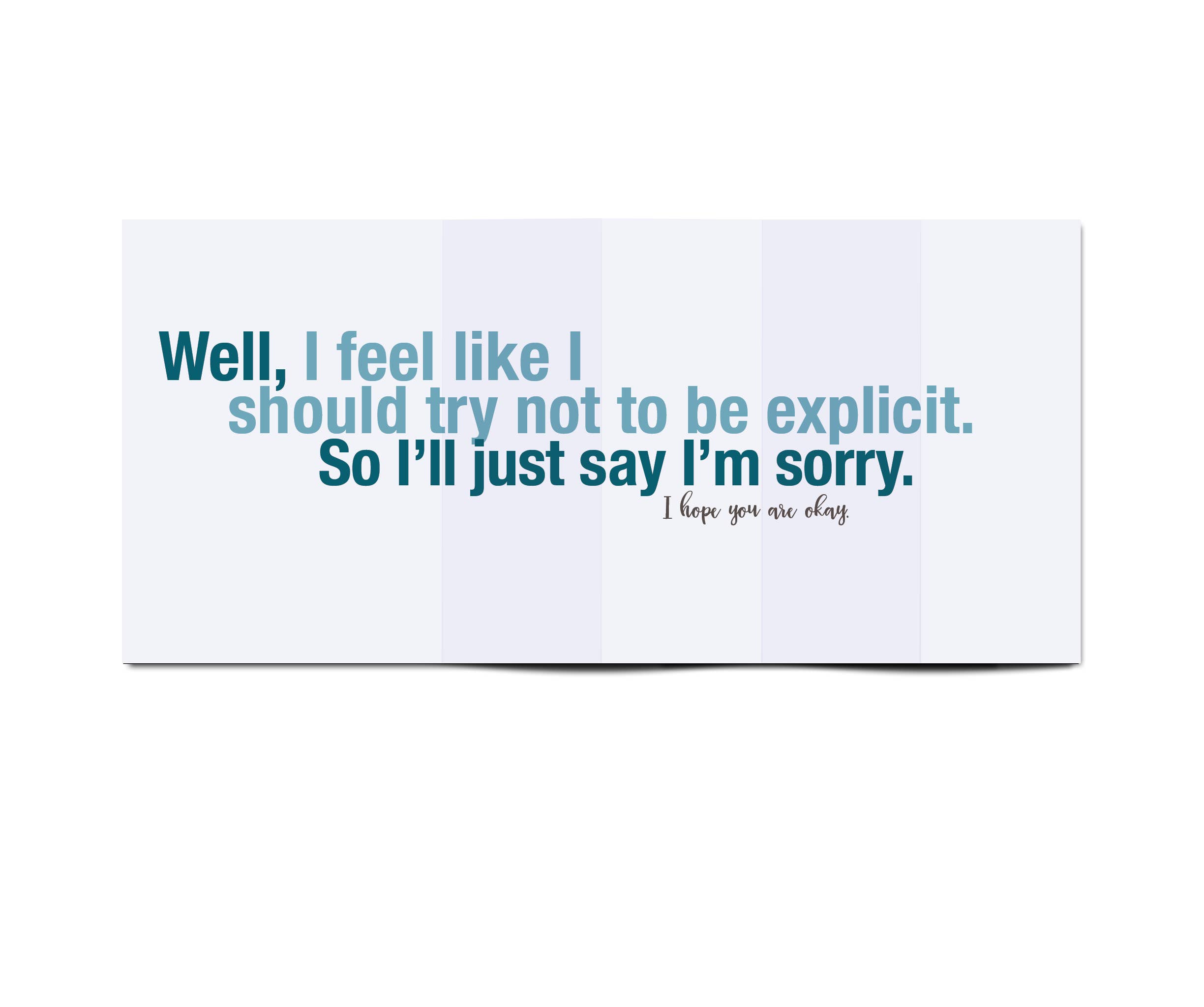 FINCH and HARE - Wholesale Sympathy Card - Shit Sympathy Card1