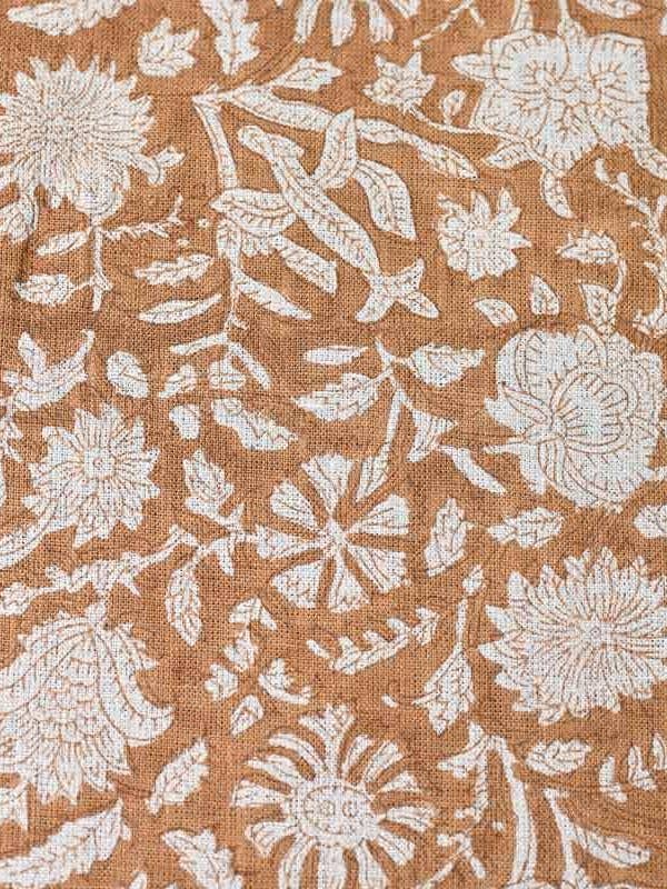 Tecido de Estofamento em Linho Impresso à Mão Bradley por atacado de Thread To Form