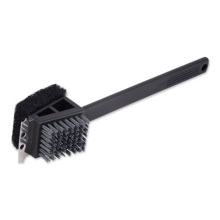 RSVP International - Wholesale Outdoor Grill Tools - 3-In-1 Nylon Grill Brush