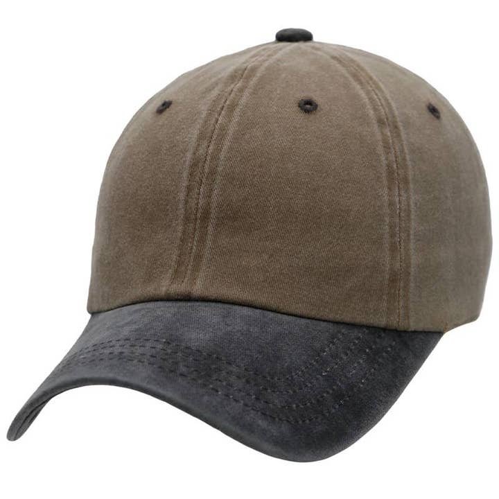 Cap Zone - Wholesale Baseball Cap - Unisex - Two Tone Garment Dye Unstructured Cotton Cap3