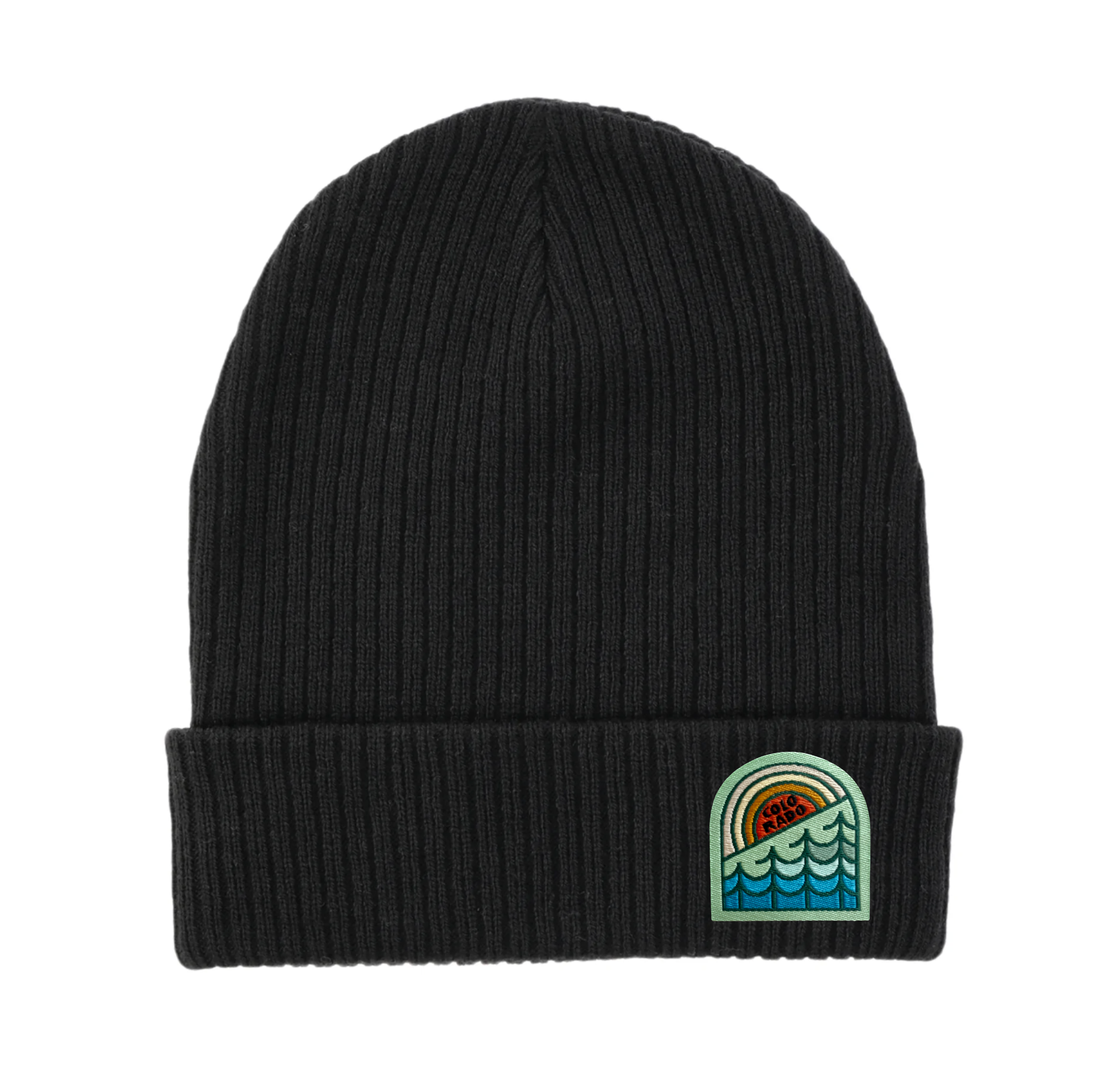 Spruce Seed - Wholesale Beanie - Women's -  Rib Knit Beanie Hat- Colorado Woven Patch Hat  2
