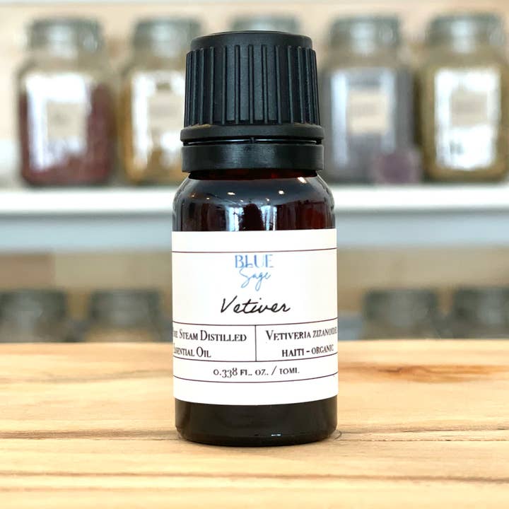 Blue Sage - Wholesale Essential Oil - Vetiver Essential Oil 10ml - 100% Pure0