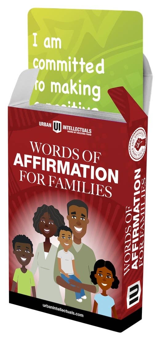 Urban Intellectuals, Inc - Wholesale Learning Cards - Kids & Baby - Words of Affirmation for Families4