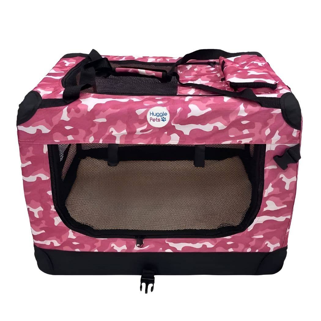 HugglePets - Vente Caisse de transport – chat et chien - Sac de transport pliable HugglePets en tissu pour animaux5