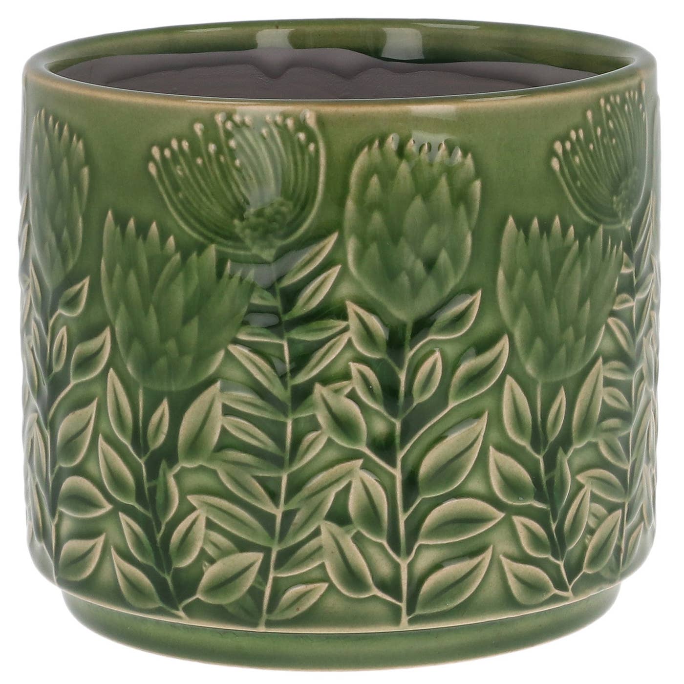 Joe Davies - Wholesale Plant Pot - Deco Glaze Planter Artichokes Small2
