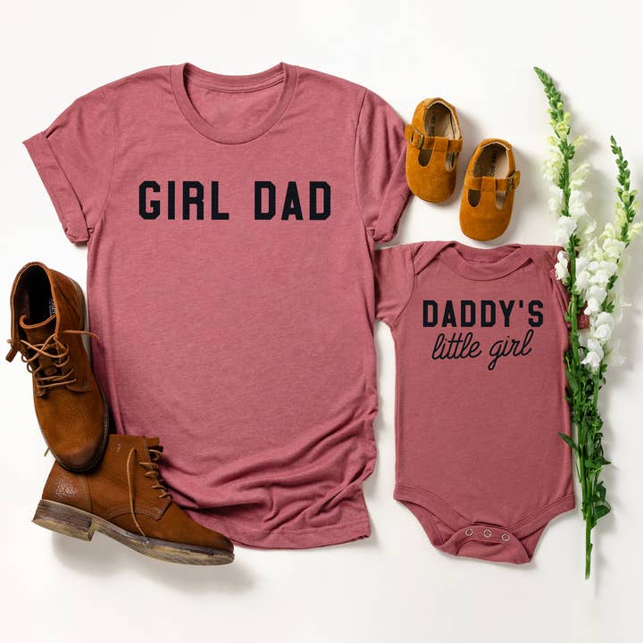 Girl Dad & Daddy's Little Girl for engroshandel hos Bella Bean Studios