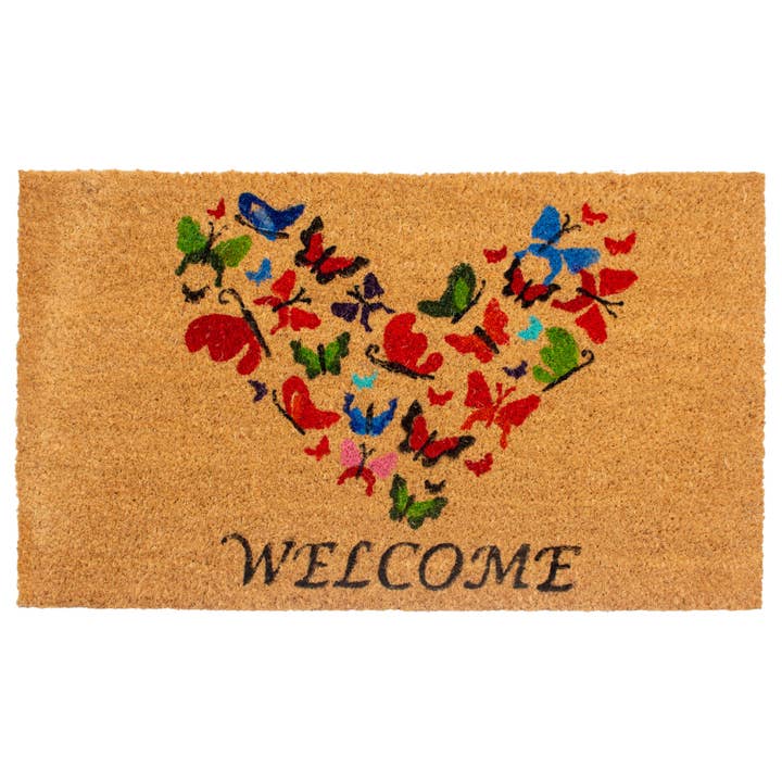 Calloway Mills - Wholesale Door Mat - Butterfly Welcome Doormat