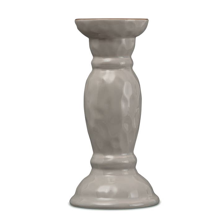Cantaria Candlestick Greige for wholesale by Skyros Designs