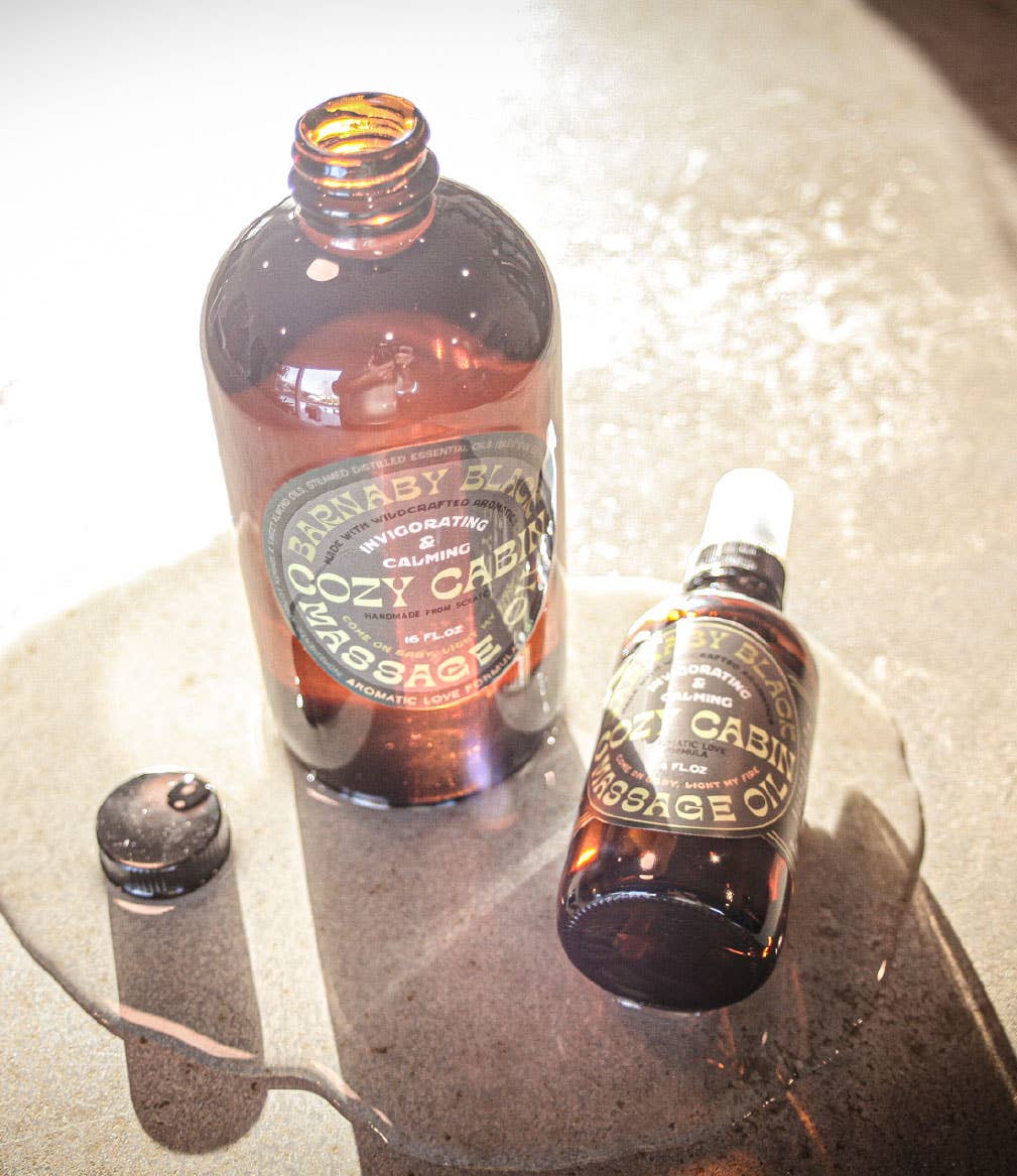 Barnaby Black - Wholesale Massage Oil/Gel - Cozy Cabin Massage Oil2