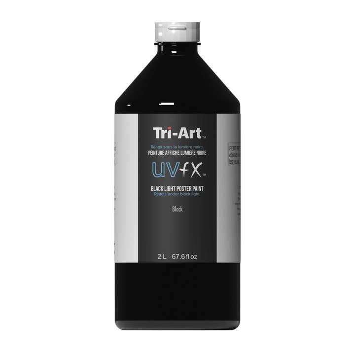 Tri-Art Mfg. - Wholesale Paint Set - UVFX Black Light Poster Paint - Black5