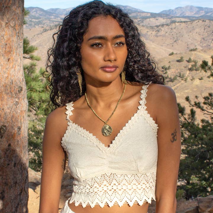 Hiouchi Jewels | Rose & Bolt Grateful Dead Jewelry – wholesale Pendant/charm necklace – Mountains of the Sun Necklace | Gold9