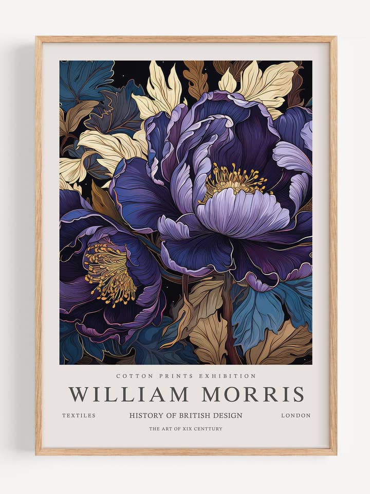William Morris Peonies I53-108 for wholesale by Peardrop Prints