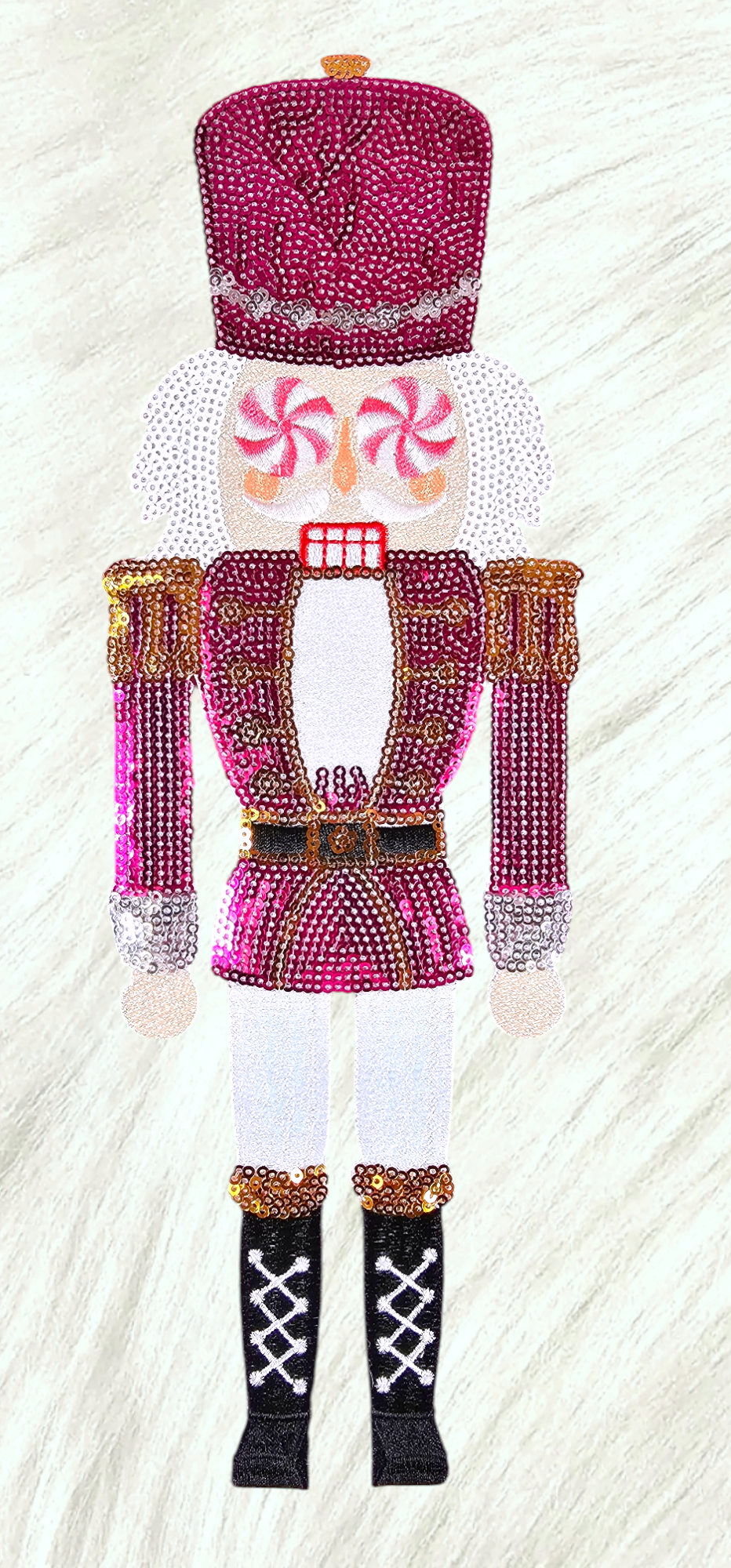 Scratch Decor - Wholesale Patch - XL Nutcrackers Sequin Embroidery Iron-on Patch2