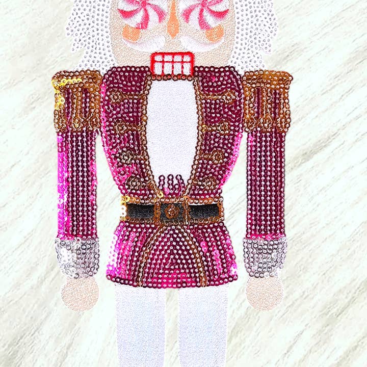 Scratch Decor - Wholesale Patch - XL Nutcrackers Sequin Embroidery Iron-on Patch2