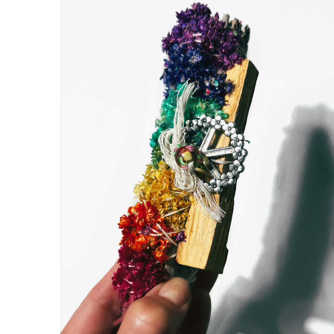 Sow the Magic - Wholesale Sage Bundle - Peace & Love Ritual Set Sage Energy Clearing Smudge 6"2