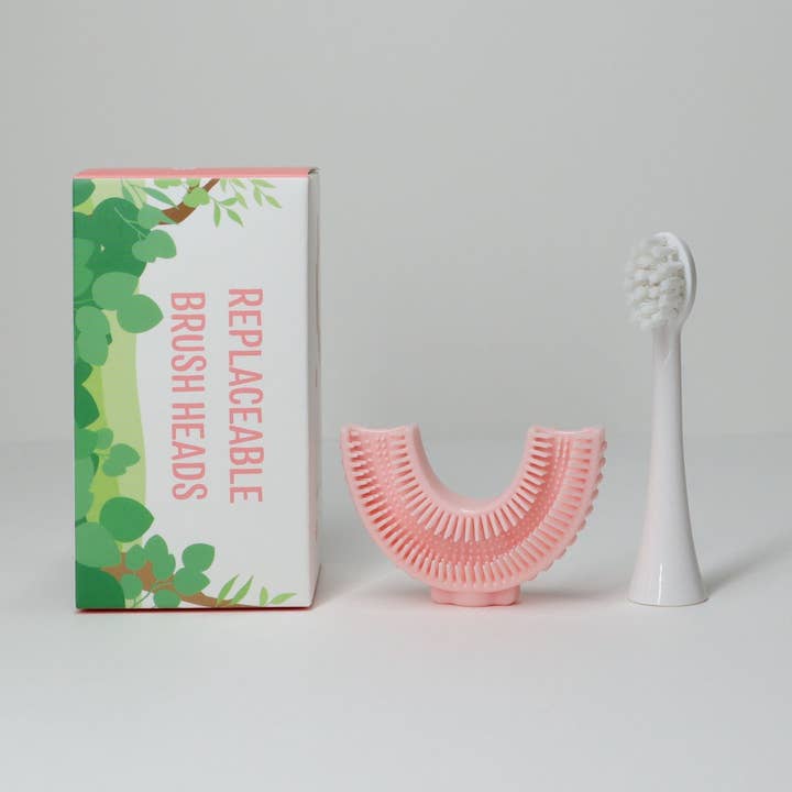 LITTLEGNASHIES - Wholesale Toothbrush – Kids & Baby - Kids Toothbrush Replacement Heads Pink Koala-Karla0