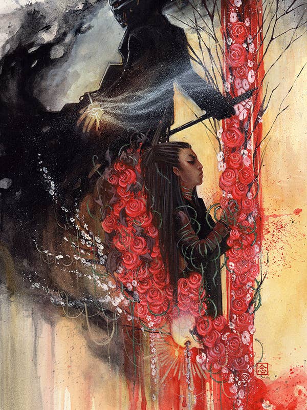 Blood Stutter || Édition Ouverte Giclée pour la vente par Oscen || Nen Chang & Liz Tecca