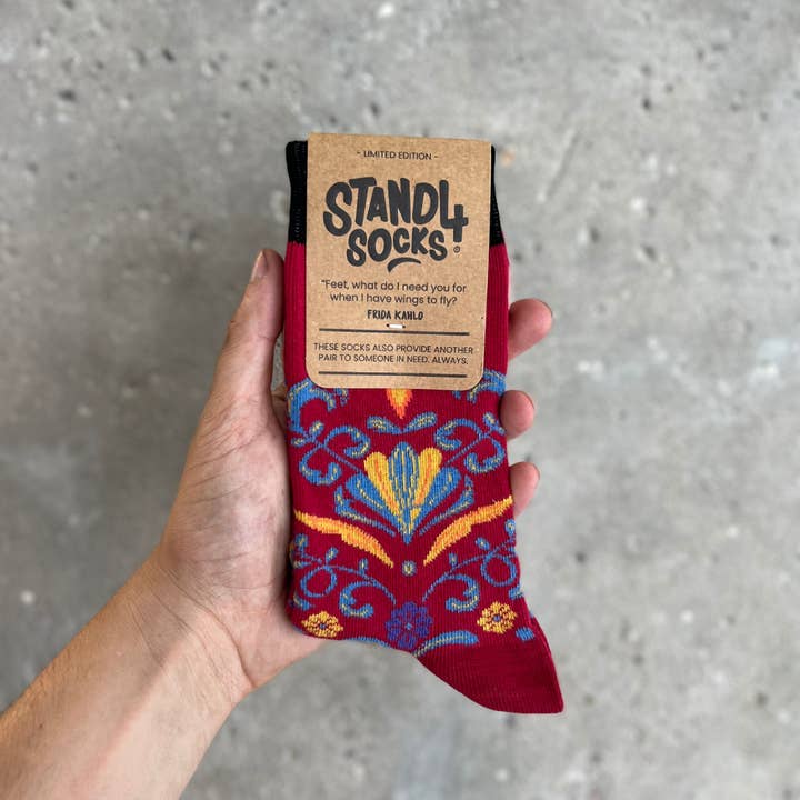Stand4 Socks US - Wholesale Socks - Unisex - Frida Kahlo Sock2