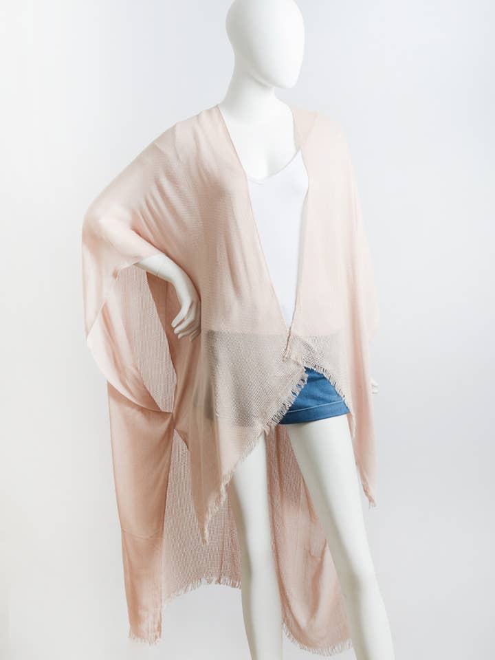 Leto Accessories - Vente Kimono – femme - Kimono bohème chic Festival Fantasy avec bord effiloché - plus de 10 couleurs7