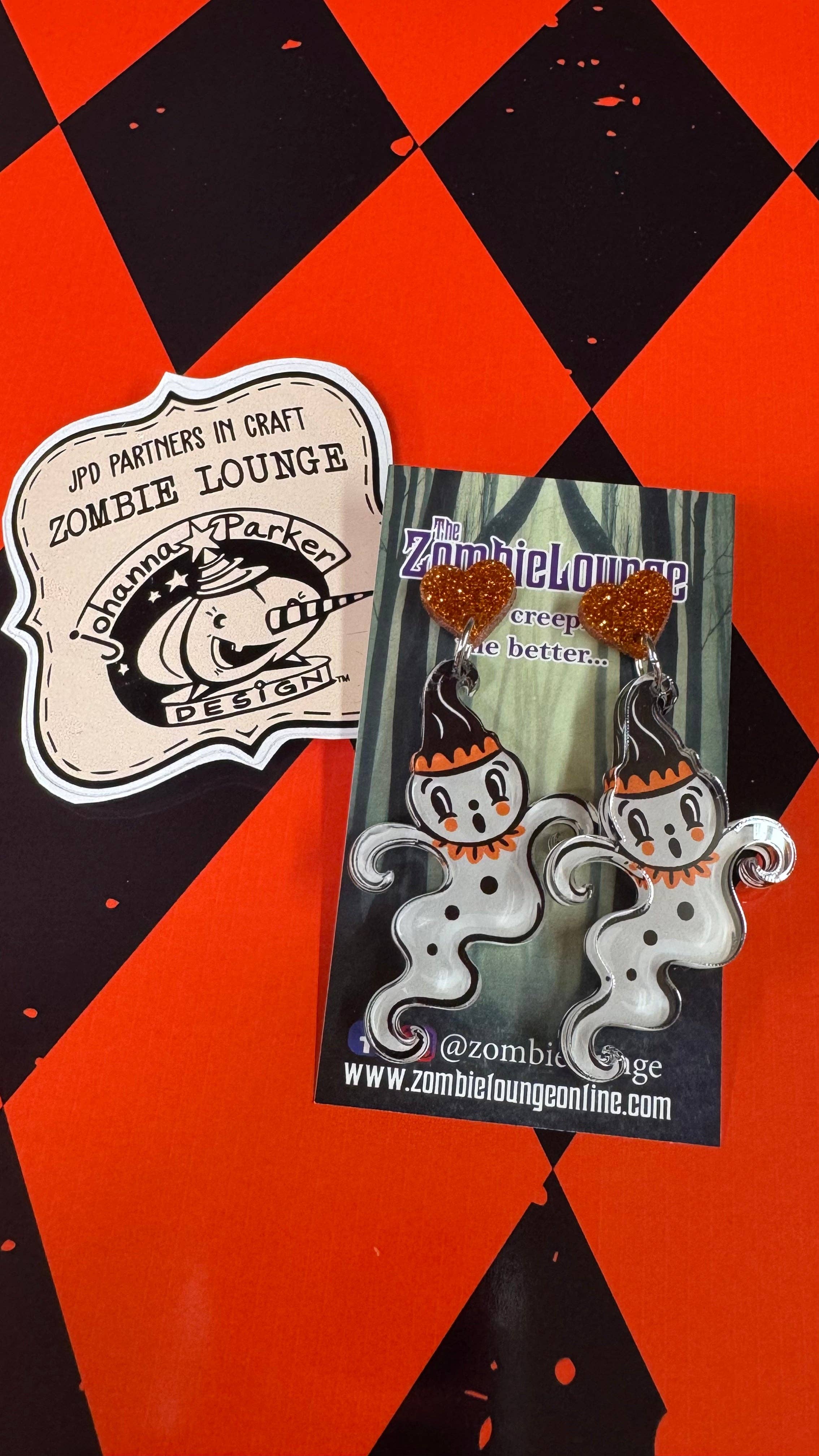 Zombie Lounge Bootique - Wholesale Dangle Earrings - Johanna Parker Design Halloween Carnival Earrings4