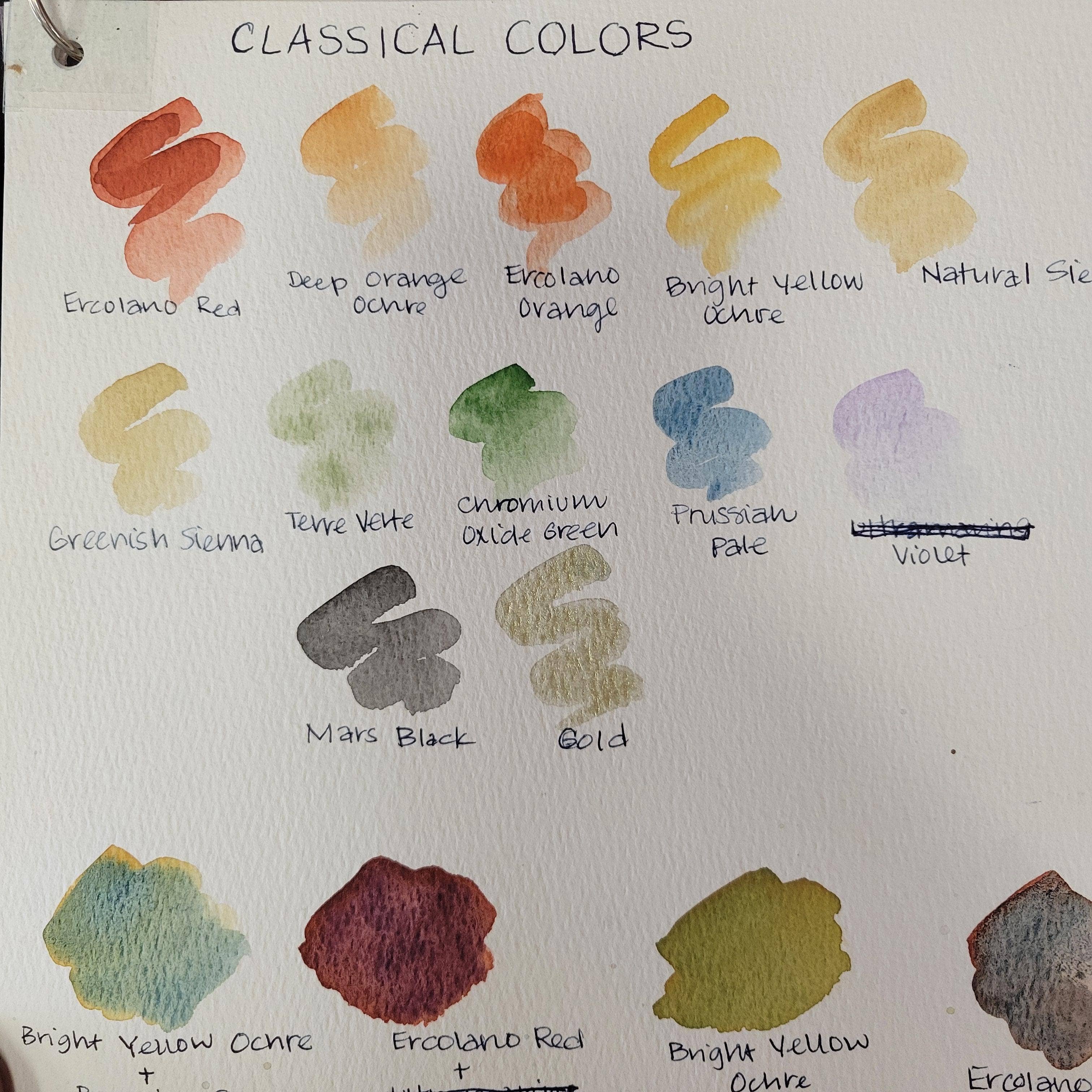 Push/Pull - Vente Peintures aquarelles - Fournitures de poussée/traction - Ensemble classique de 12 aquarelles en godets3