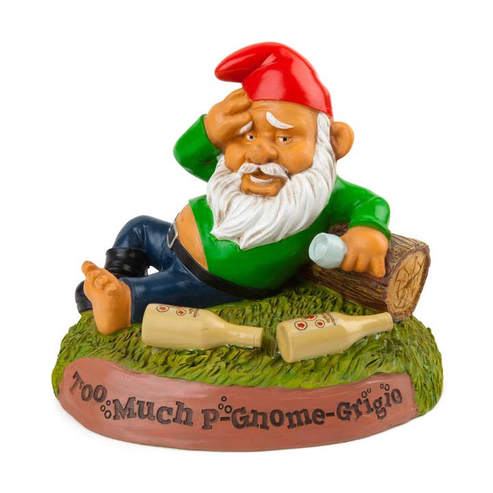 BigMouth - Hungover Garden Gnome for wholesale by William Valentine Collection