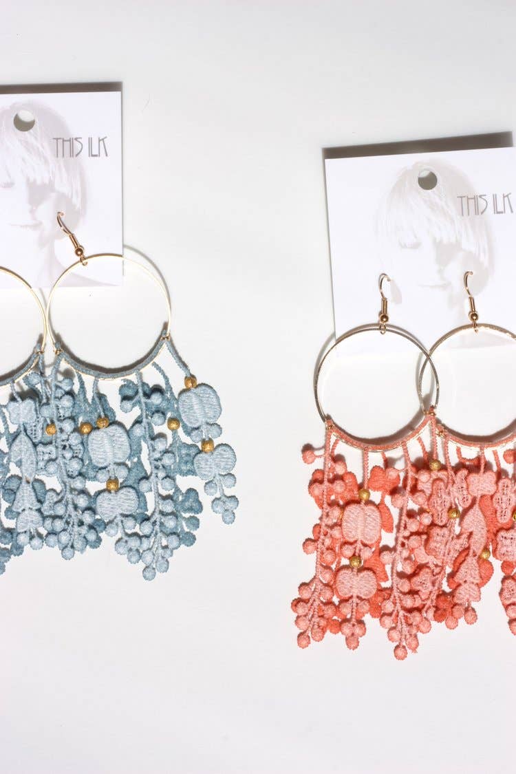 This Ilk – Brincos de argola por atacado – Brincos Duo des Fleurs10