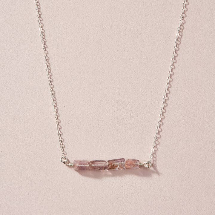 Row of Amethyst for wholesale by Kate Stephen Jewelry