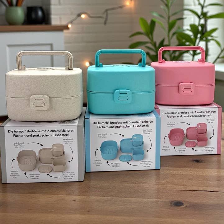 bumpli hochwertige Lunchboxen & Brotdosen Mix für den Großhandel von Salzmann Restwaren GmbH