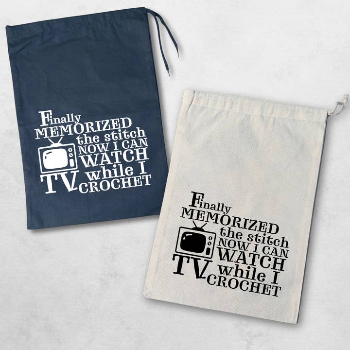 Anna B. Shop - Wholesale Tote bag – Unisex - Yarn Funny Quotes Drawstring Project Bags2