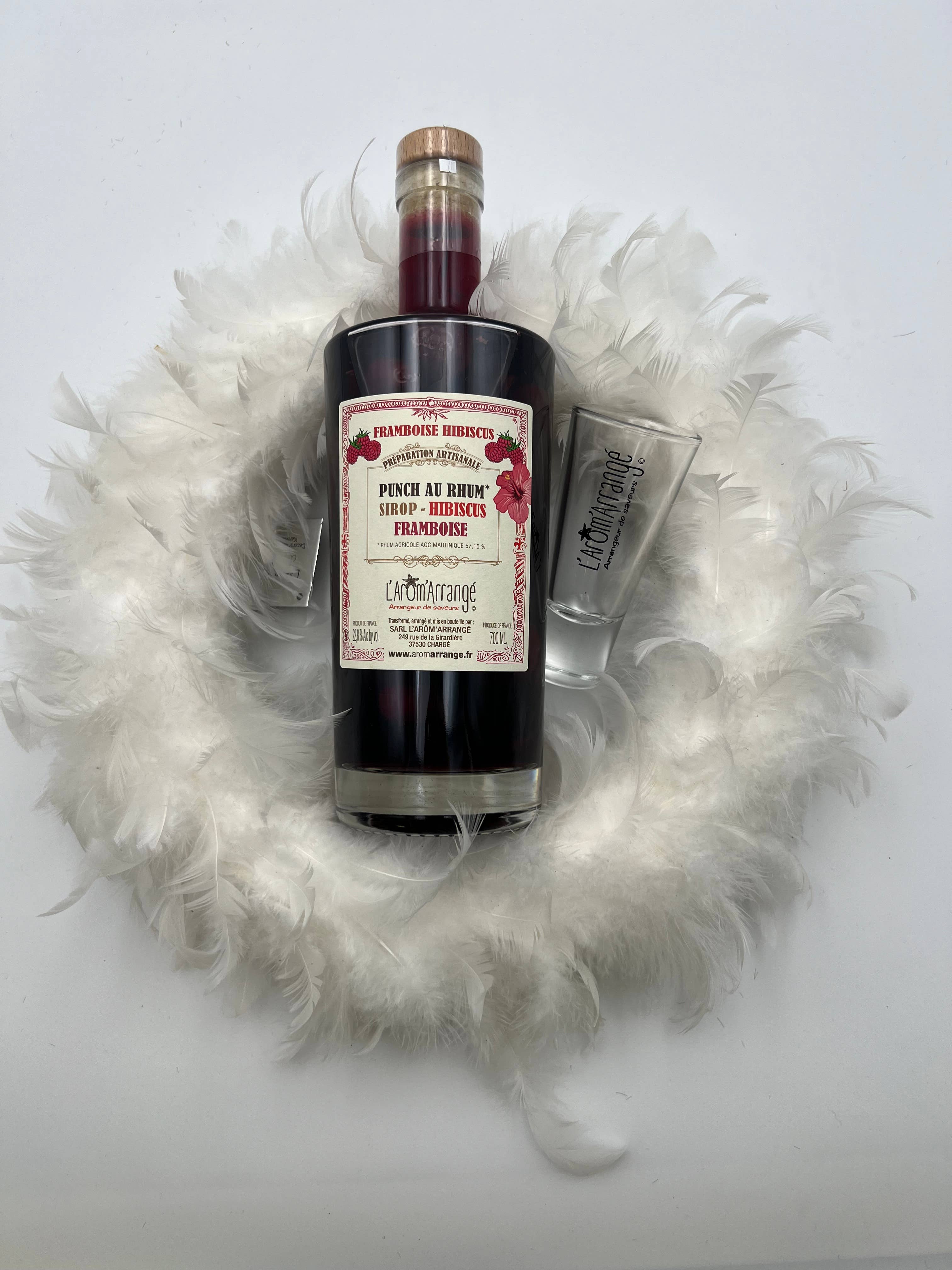 L'Arôm'Arrangé - Wholesale Pre-Mixed/Ready-Made Alcoholic Drinks - Raspberry Hibiscus Arranged Rum 70cl1