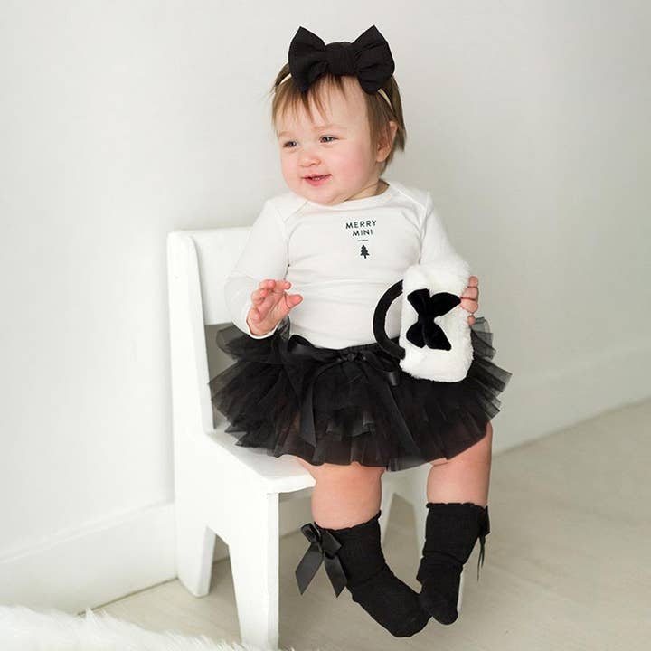 Stephan Baby by Creative Brands - Wholesale Clothing Set - Baby - Headband & Socks Set - Black2