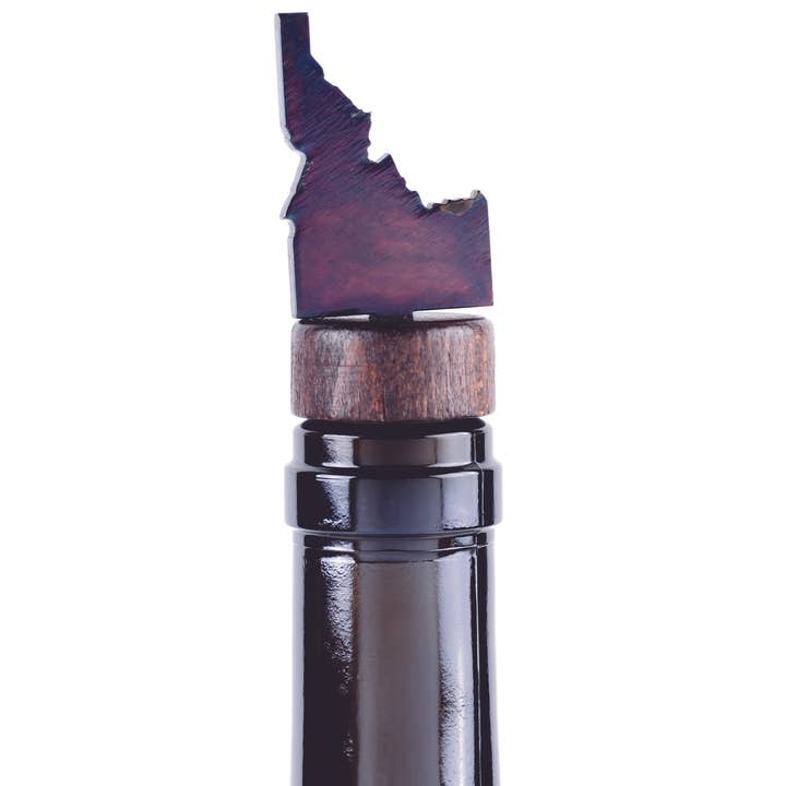 Blue Moose Metals - Wholesale Wine Stopper - Idaho State Wine Bottle Stopper