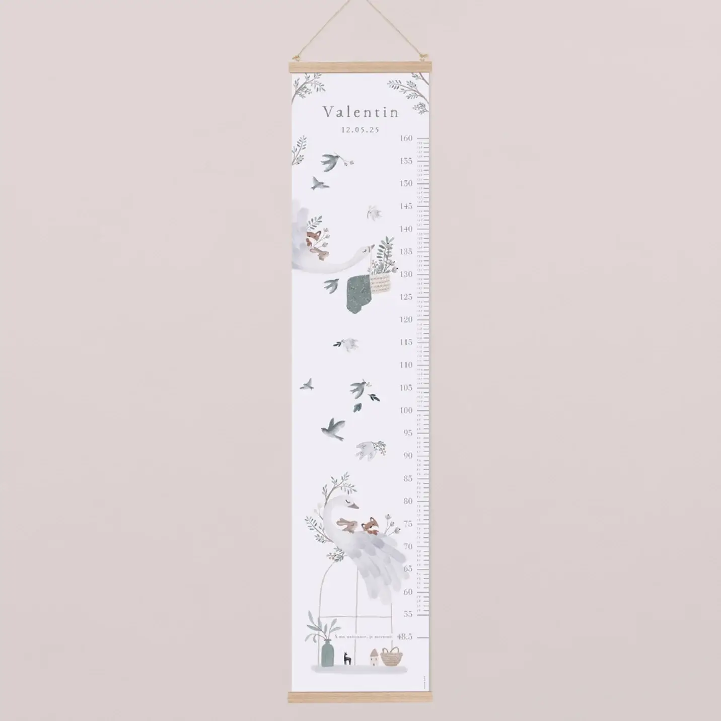 Cotton Bird - Venta al por mayor Tabla de crecimiento - Niños y bebés - Manta medidora Envol para seguimiento de crecimiento infantil0