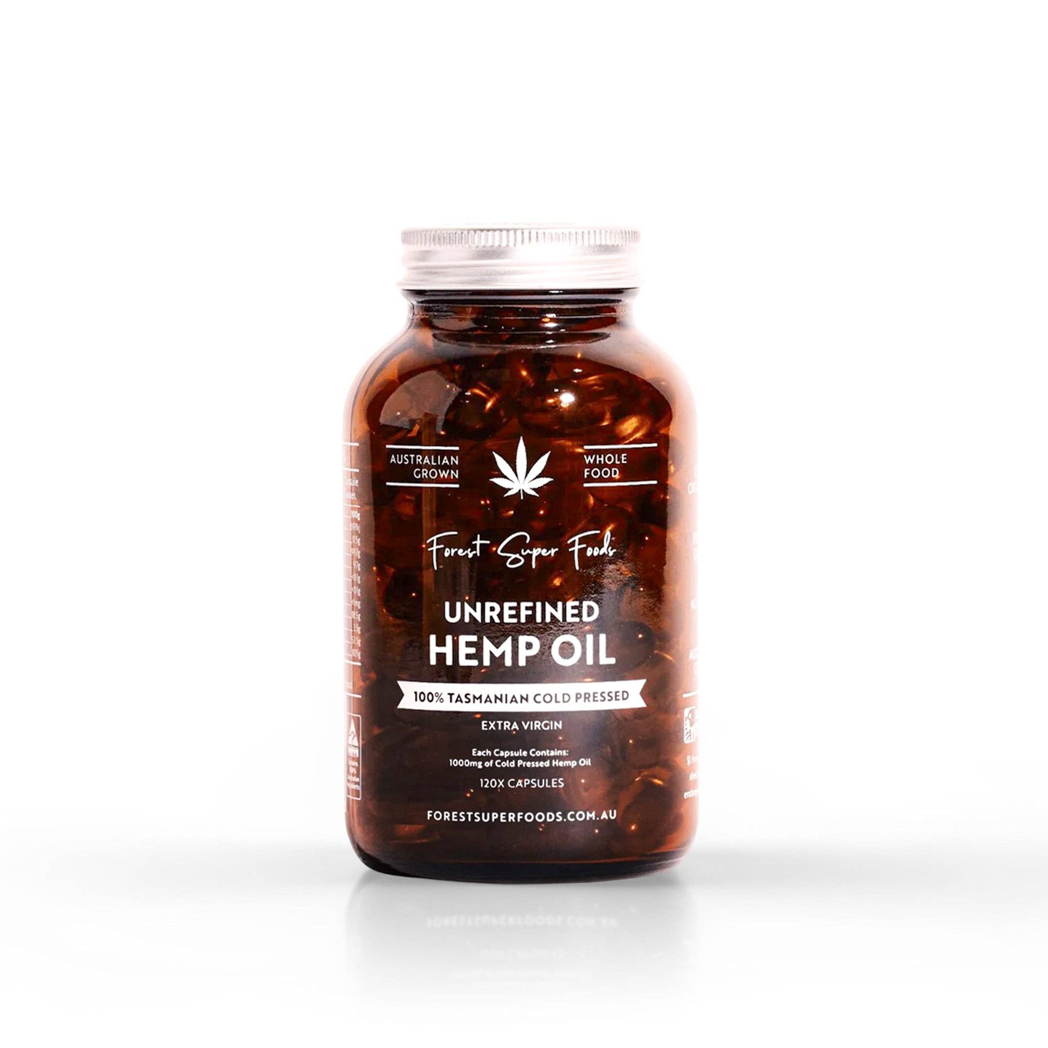 Forest Super Foods - Wholesale Oral supplement/vitamin - Unfiltered Hemp Seed Oil Capsules