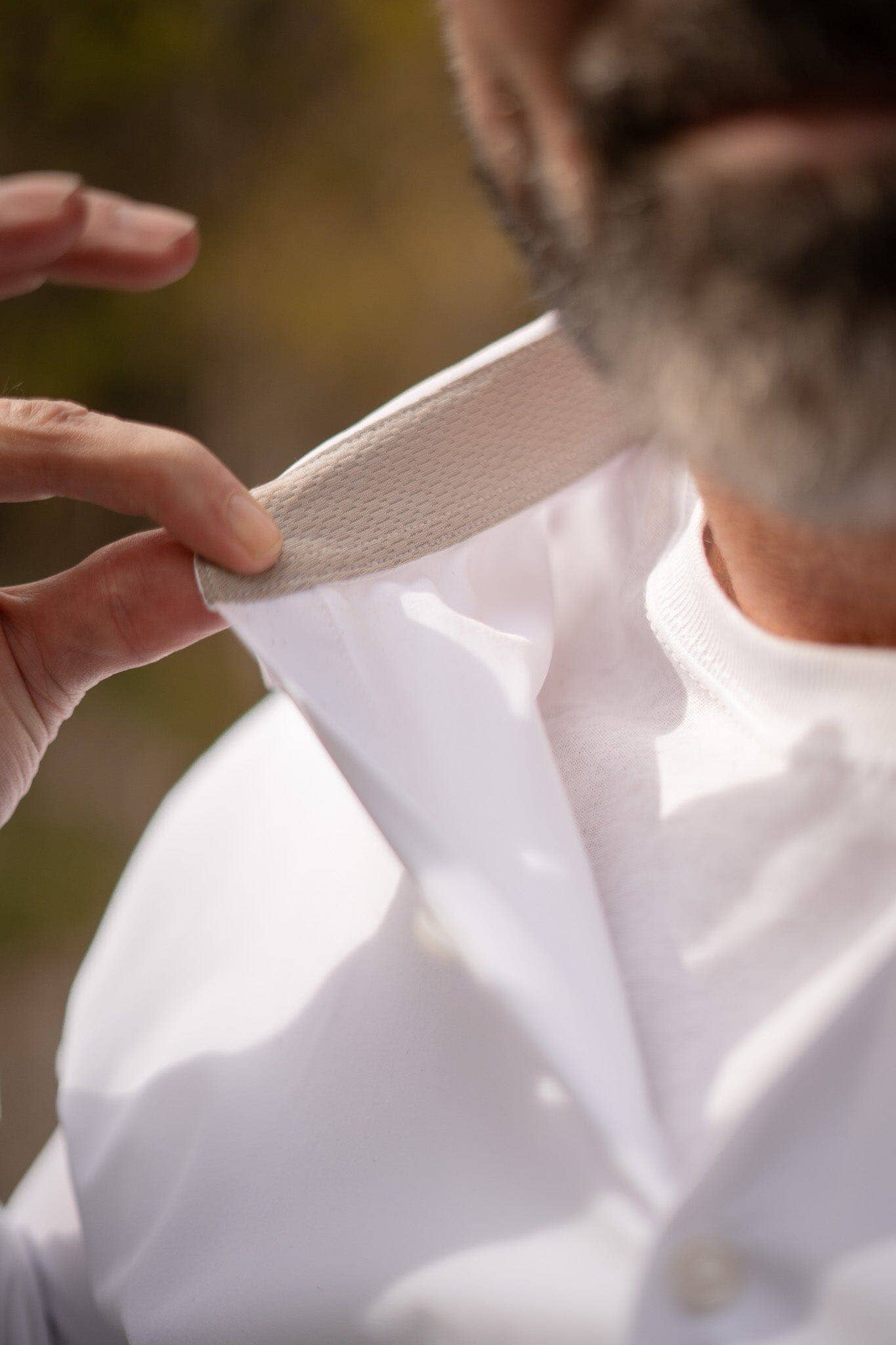 Tough Apparel - Wholesale Button Down Shirt - Men's - White Hustle Dress Shirt - Short Sleeve15