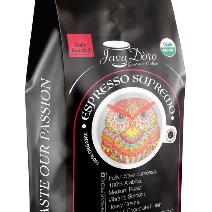 Java Doro - Wholesale Coffee Beans - Organic Espresso Supremo