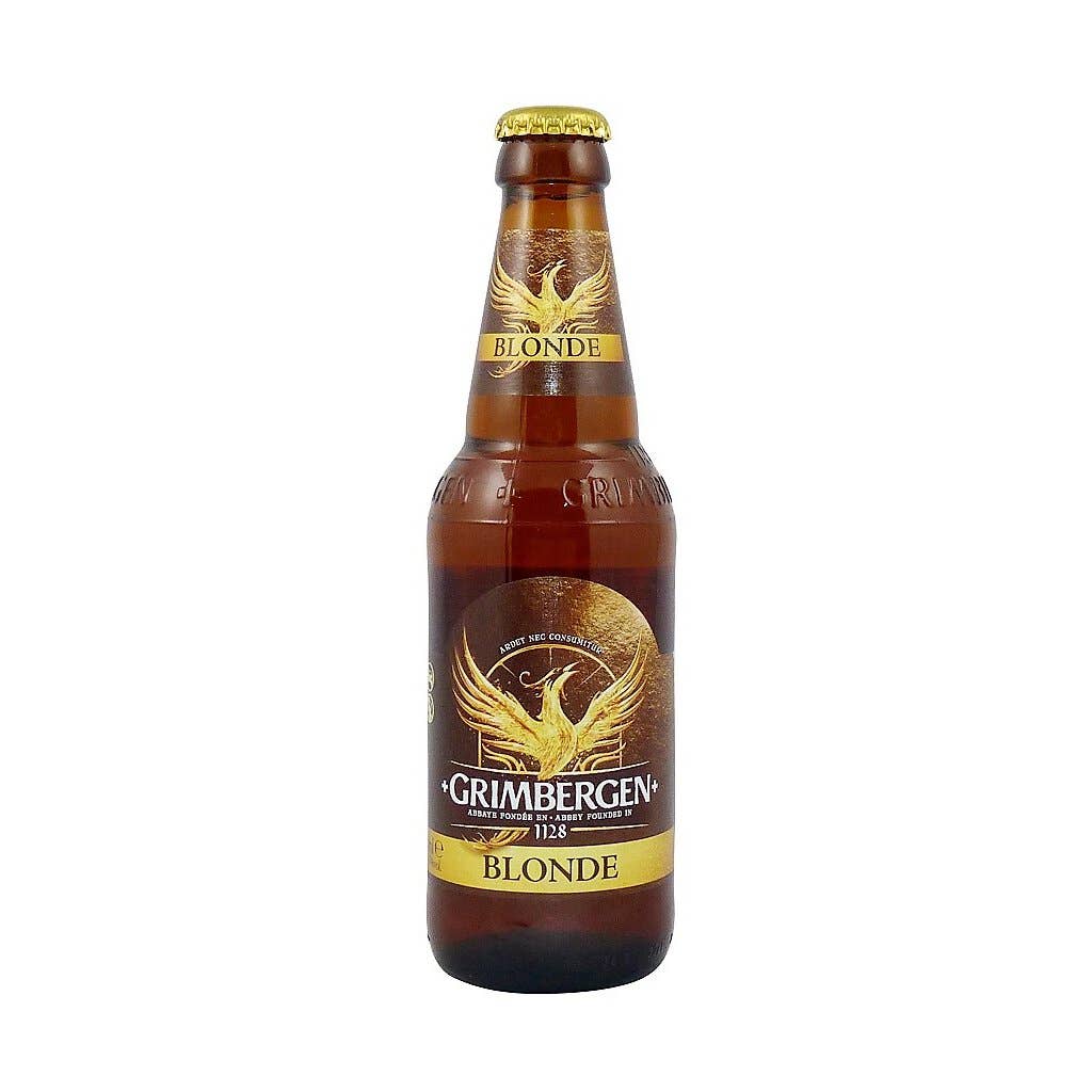 Haus der Biere Berlin - Wholesale Beer - Grimbergen Blonde 0.33L - Abbey Beer from Belgium with 5.5% Vol0