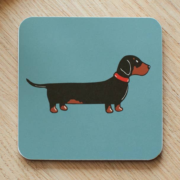 Coaster - Dachshund for wholesale by Sweet William Designs