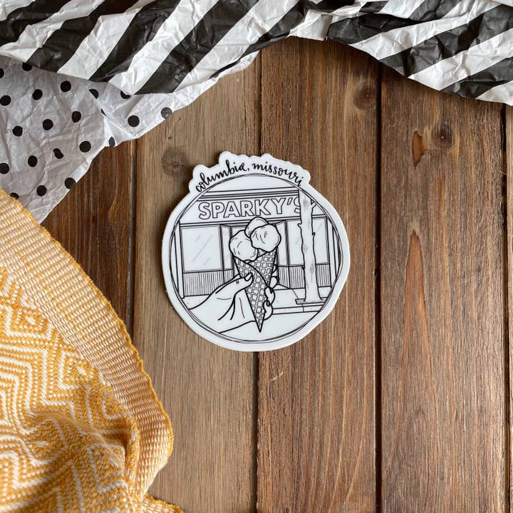 DoodleStation - Wholesale Sticker - Columbia, Missouri Landmarks - Vinyl Stickers1