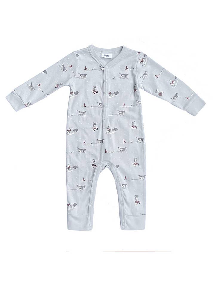 City Mouse Studio - Vente Barboteuse – bébé - Combishort PNW pour bébé - Huskies0
