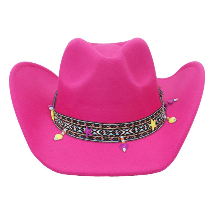 Cap Zone - Wholesale Cowboy Hat - Unisex - Navajo Baja Band Two Tone Felt Cowboy Hat18