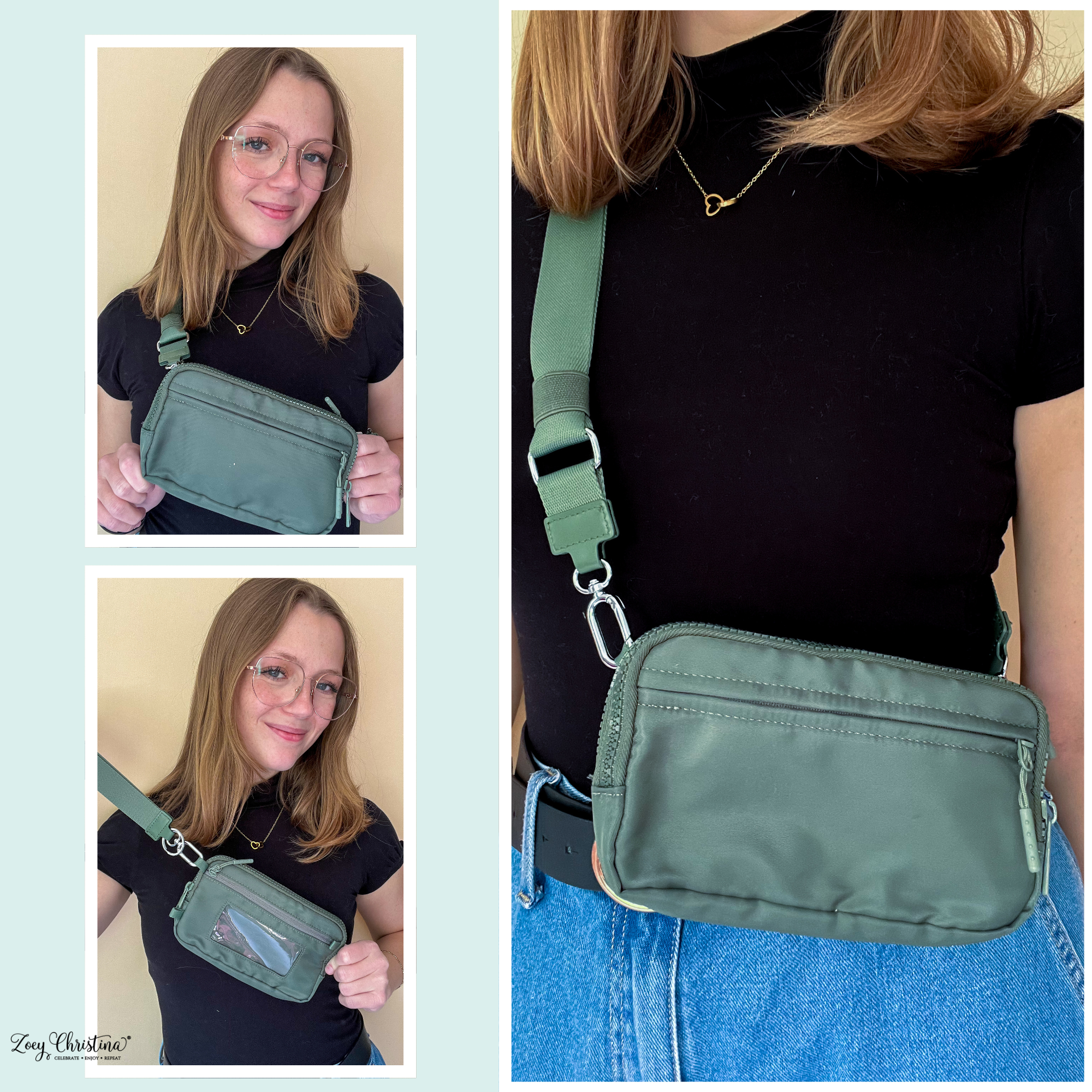 Zoey Christina - Wholesale Wallet - Unisex - Large Wristlet Wallet with Phone Pocket – 7 Color Options6